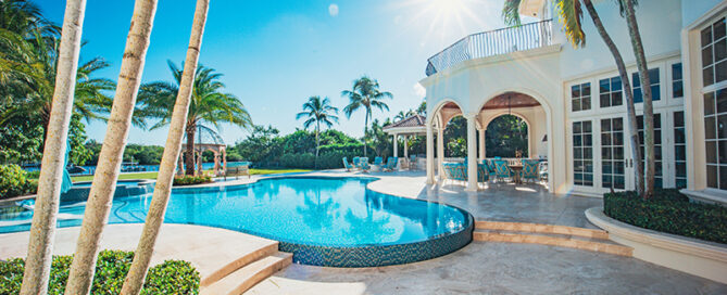 Poolside view